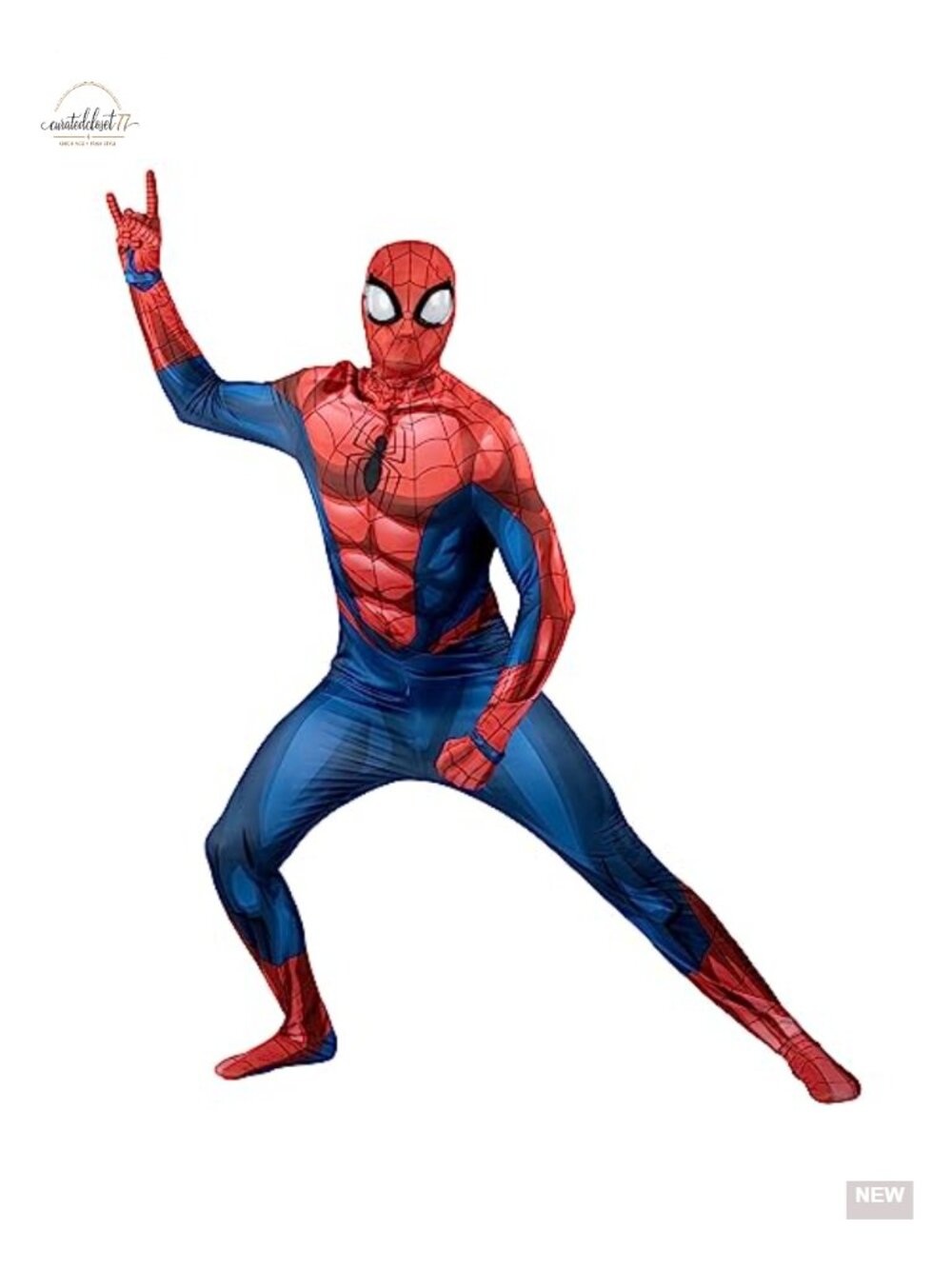 Spider-Man Deluxe Zentai Costume Stretch Spandex Jumpsuit Detachable Mask